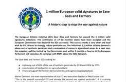 Press Release Save Bees and Farmers officially validated